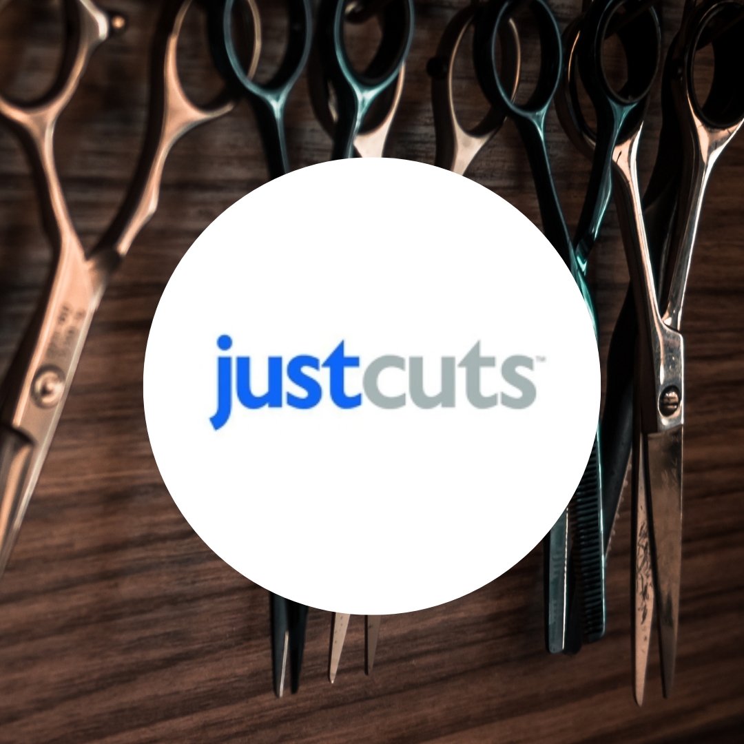 JUST CUTS logo