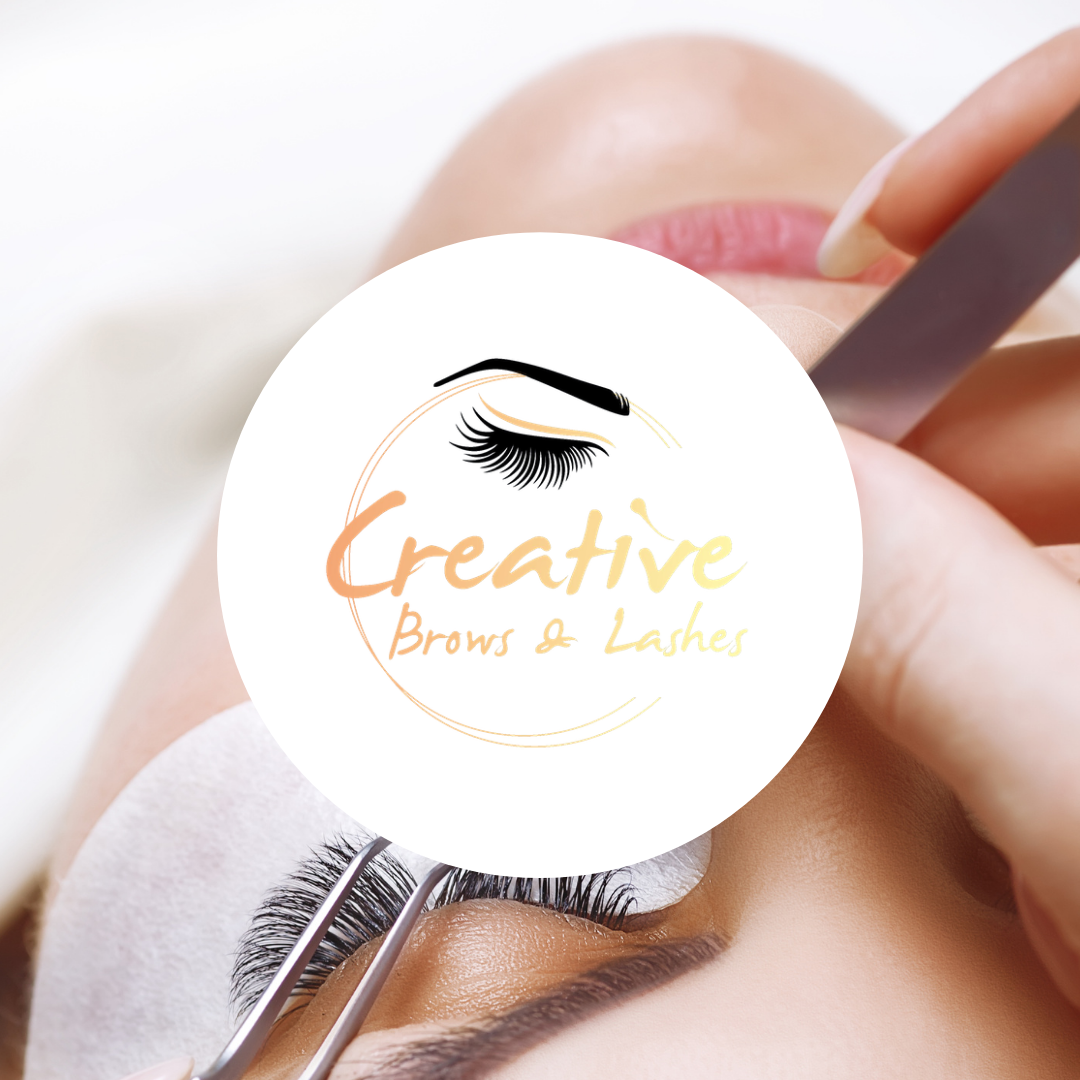 CREATIVE BROWS & LASHES logo