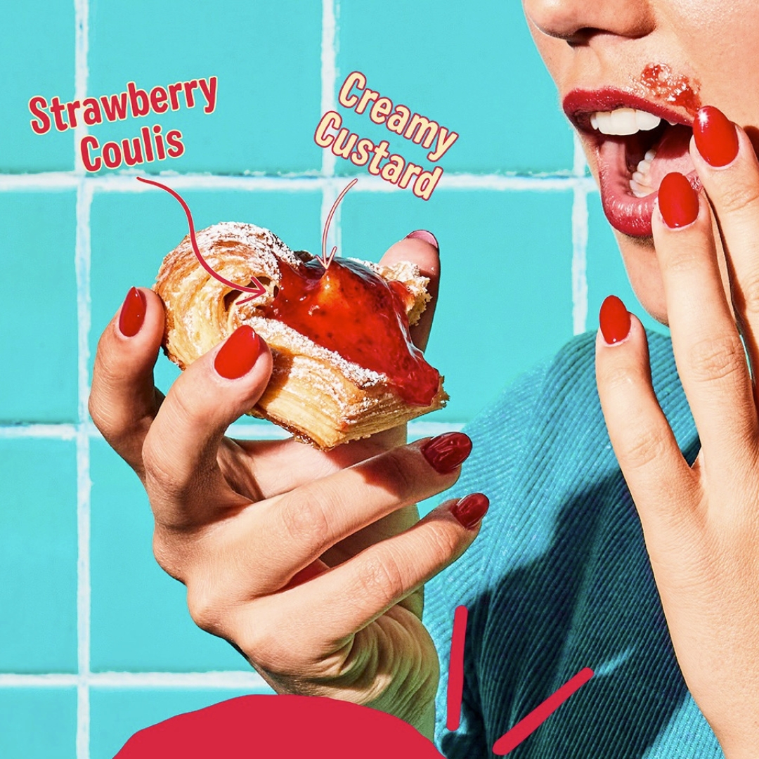 New Strawberry Fields Danish Baker's Delight Figtree Grove